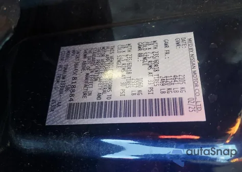 2025 Nissan Rogue Sv из США, поврежденный, VIN 5N1BT3BA4SC818884